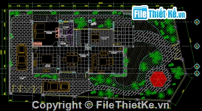 File cad,biệt thự phố,biệt thự mini,biệt thự mới,biệt thự đẹp 2